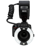 Кольцевая фотовспышка Meike MK-14EXT/N Nikon для макросъемки